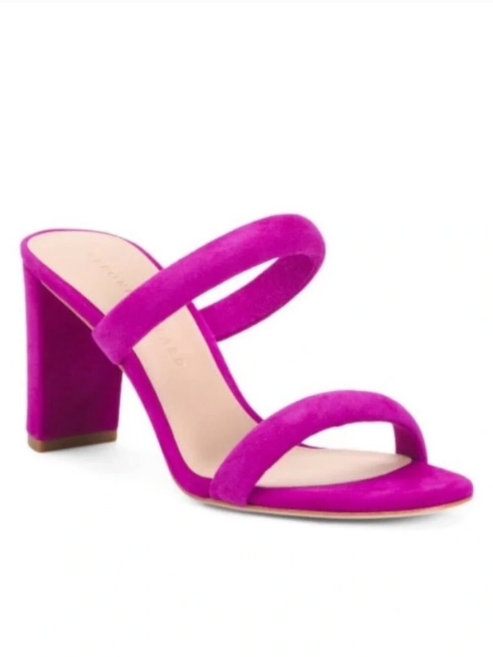 Veronica Beard Gauley Slide Sandal Heel Raspberry Fuchsia Purple Women's 8